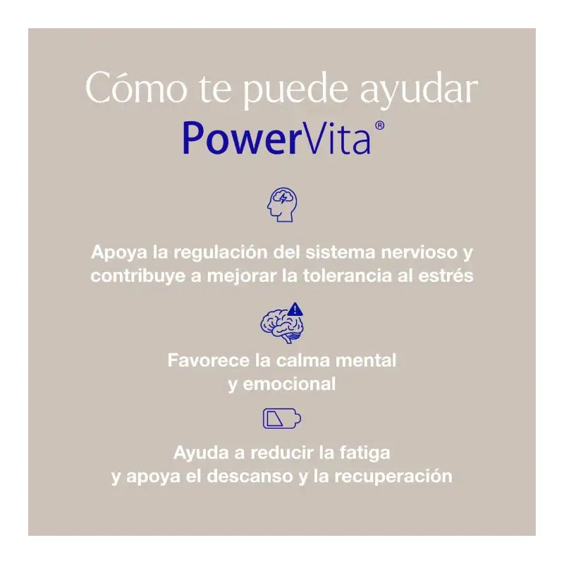 Vitae Powervita, Nahrungsergänzungsmittel mit Ashwagandha, 30 Kapseln