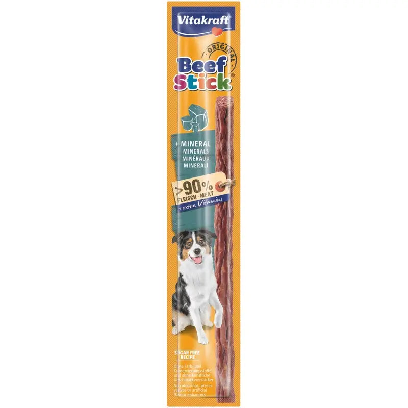 Vitakraft Rindfleisch-Sticks mit Mineralien, 50 x 12 Gramm