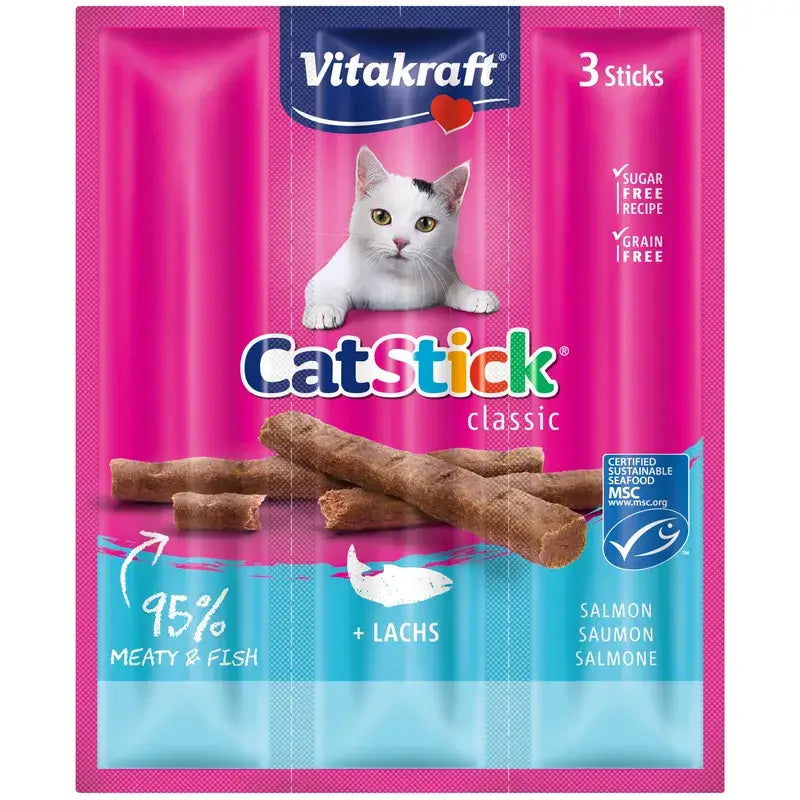Vitakraft Cat Stick Mini Lachs & Forelle, 20x3 Stück
