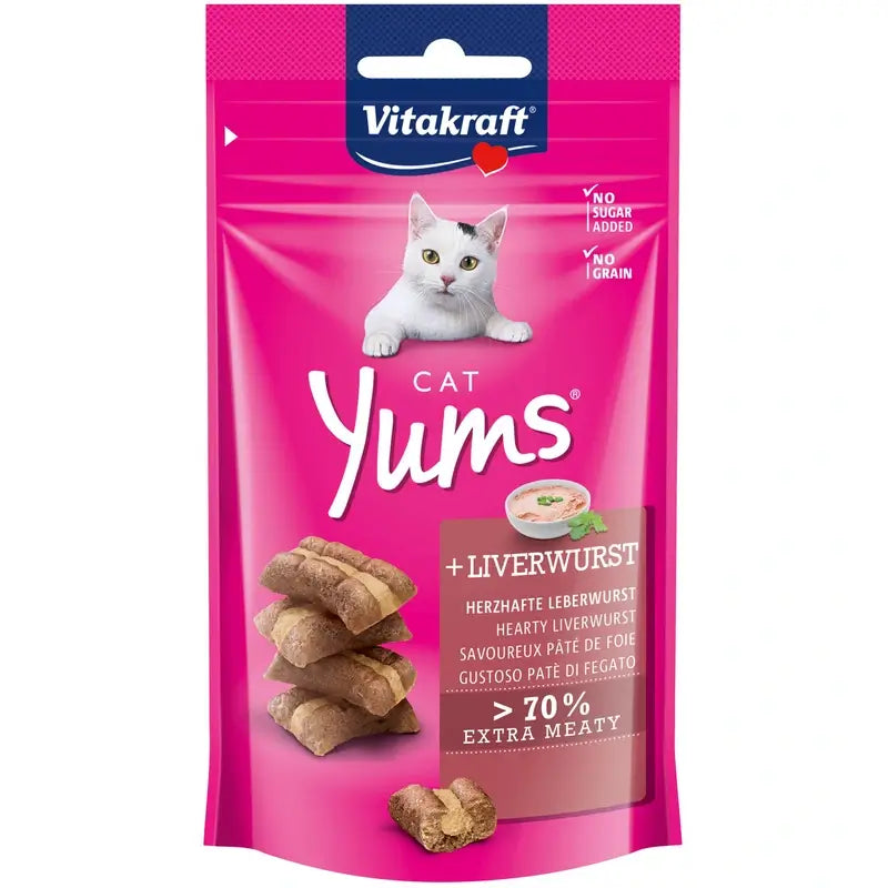 Vitakraft Cat Yums Leberpastete 9 x 40 Gramm