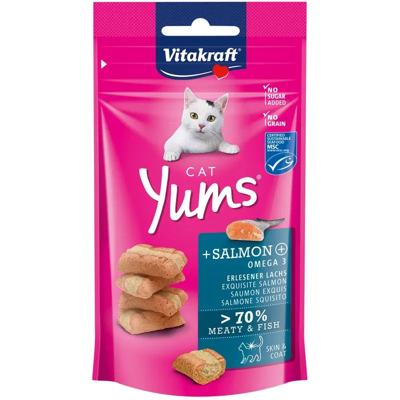Vitakraft Cat Yums Lachs 9 x 40 Gramm