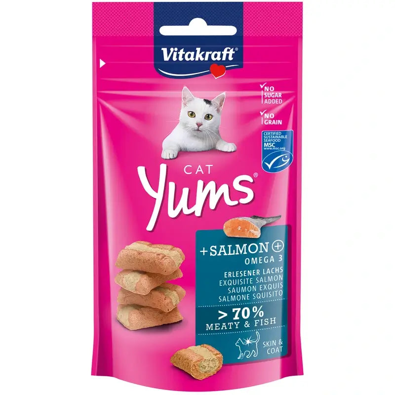 Vitakraft Cat Yums Lachs 9 x 40 Gramm