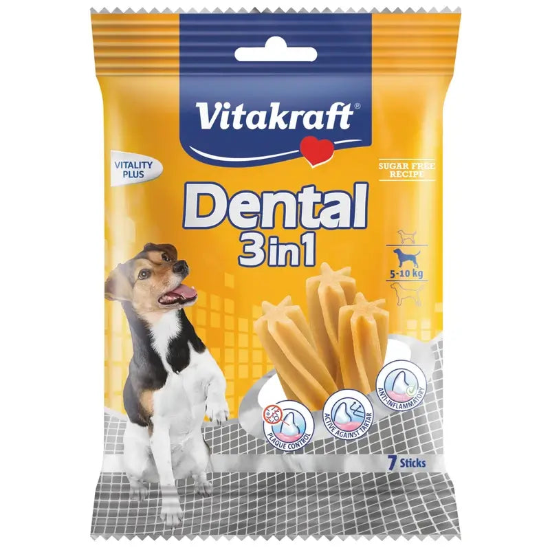 Vitakraft Dental 2-in-1 für kleine Hunde, 12 x 120 Gramm