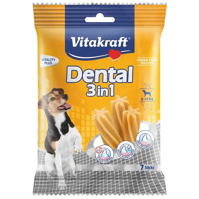 Vitakraft Dental 2-in-1 für kleine Hunde, 12 x 120 Gramm