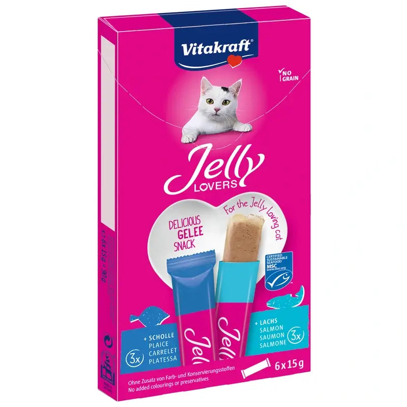 Vitakraft Jelly Lovers Lachs und Flunder 15 Gramm