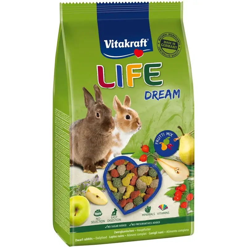 Vitakraft Menu Life Dream Kaninchen 5 x 600 Gramm