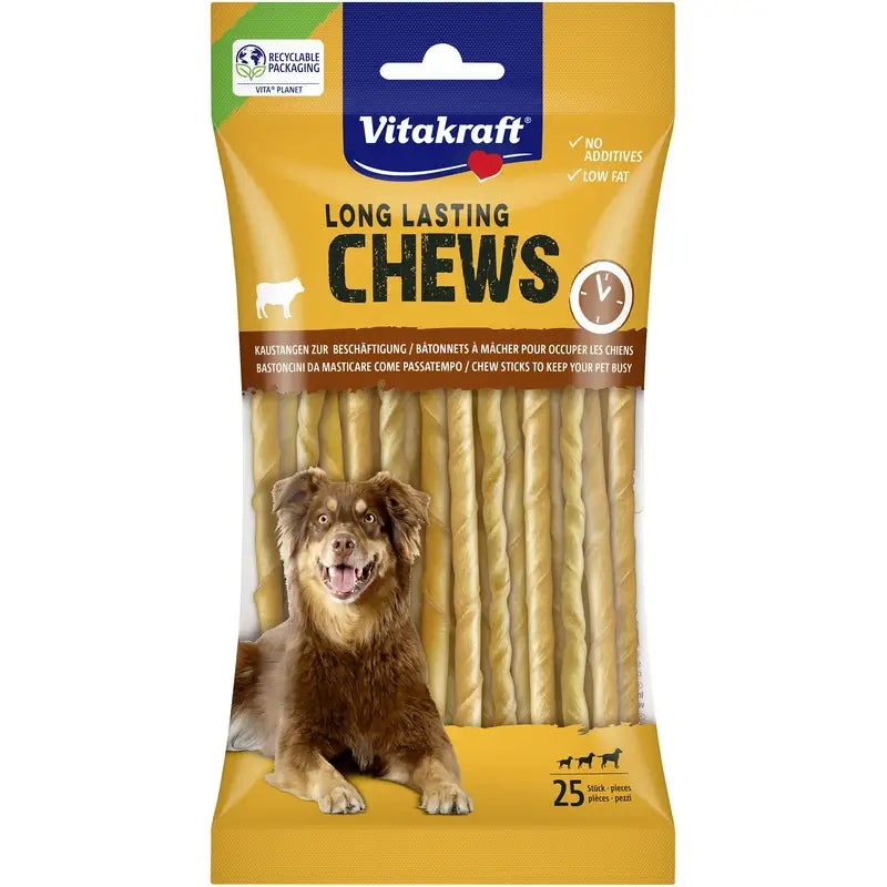 Vitakraft Twister Chews-Stäbchen, 12,5 cm, 12 x 25 Stück