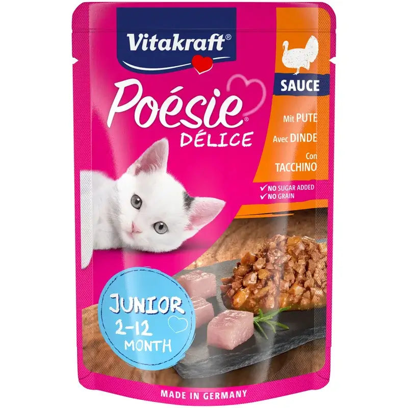 Vitakraft Poésie Delisauce Junior Truthahn 23 x 85 g
