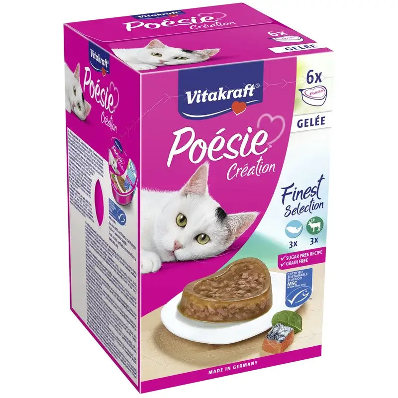 Vitakraft Poesie Multipack Gelee 6 x 85 Gramm