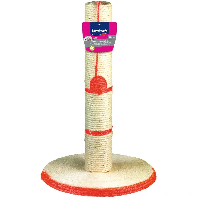 Vitakraft Sisal-Kratzbaum mit Platte, Turm und Ball, 50 Zentimeter, 1 Stück