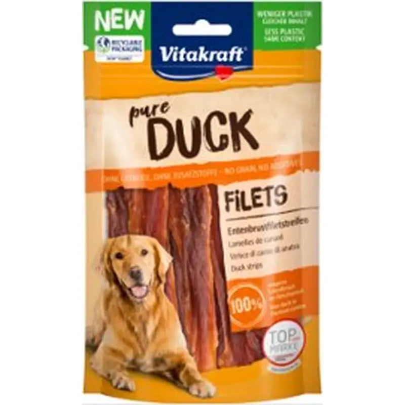 Vitakraft Snackstreifen Ente 8 x 80 Gramm