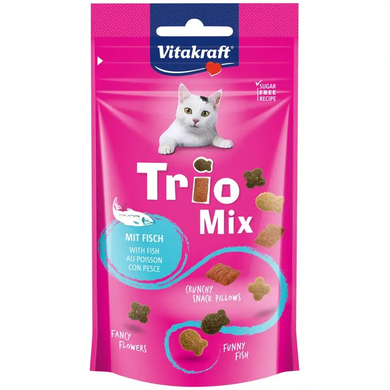 Vitakraft Snack Trio Mix Lachs 8 x 60 Gramm