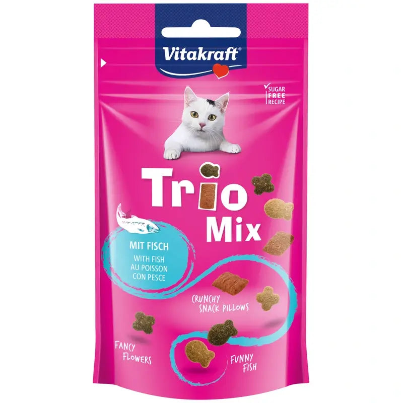 Vitakraft Snack Trio Mix Lachs 8 x 60 Gramm