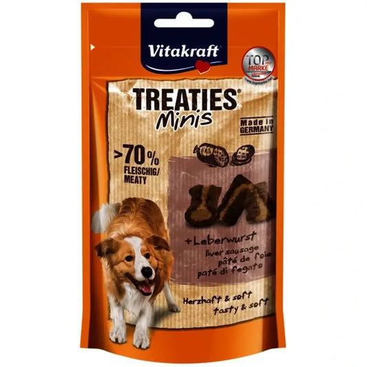 Vitakraft Treaties Minis Lachs und Omega-3, 8 x 48 Gramm