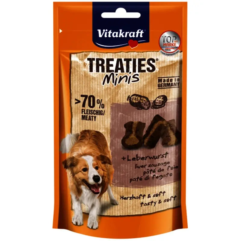 Vitakraft Treaties Minis Lachs und Omega-3, 8 x 48 Gramm