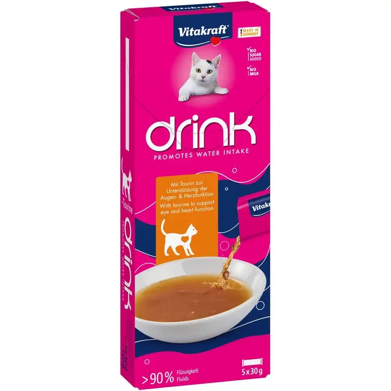 Vitakraft Vita Drink Huhn mit Taurin 9 x 5 x 30 g