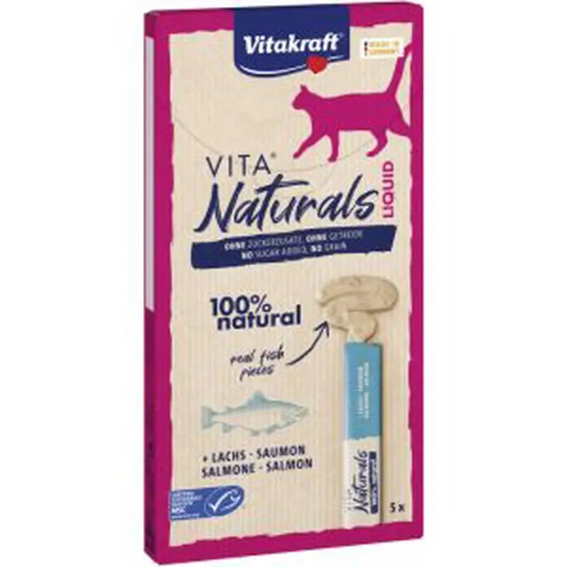 Vitakraft Vita Naturals Flüssigsnack Lachs 11 x 5 Stück