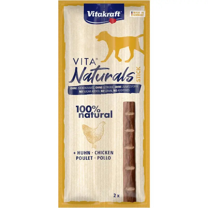 Vitakraft Vita Naturals Hundesticks mit Hühnerfleisch, 28 x 11 Gramm