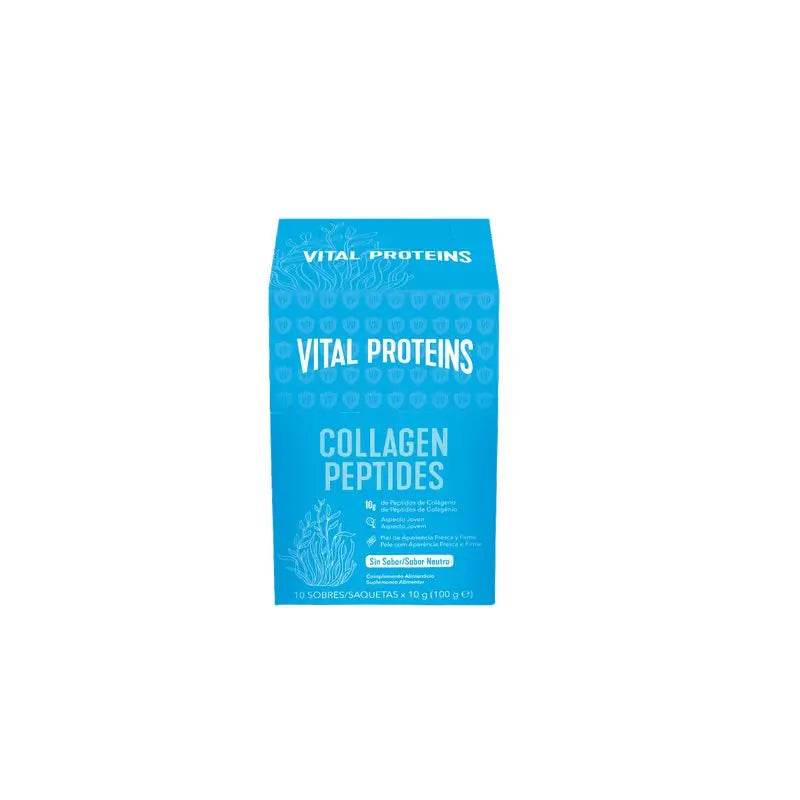 Vital Proteins Nahrungsergänzungsmittel Kollagenpeptide neutraler Geschmack, 10 Portionsbeutel
