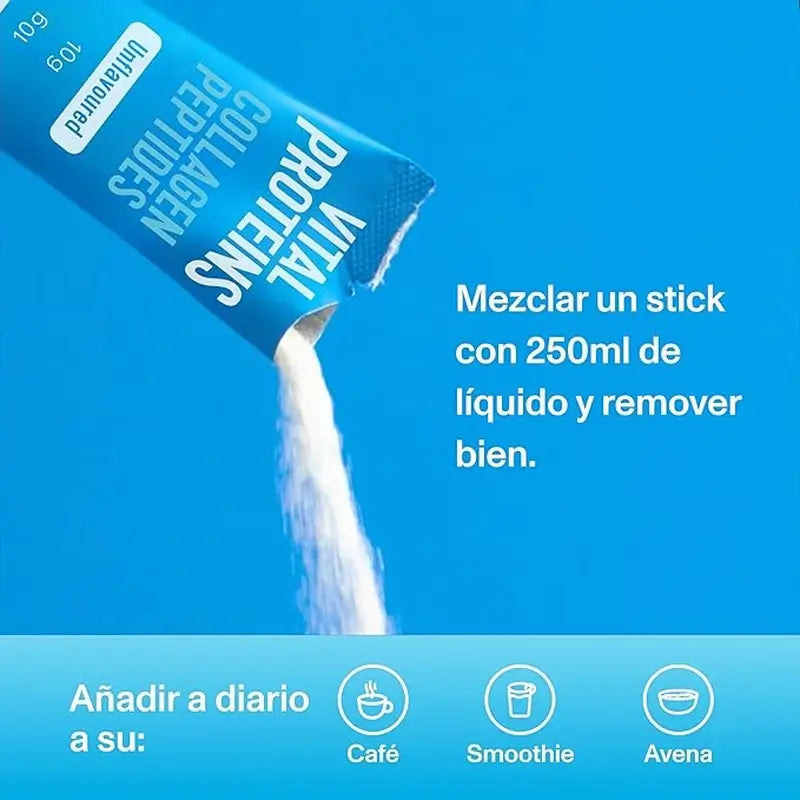 Vital Proteins Duplo Nahrungsergänzungsmittel Kollagenpeptide neutraler Geschmack, 2x10 Portionsbeutel