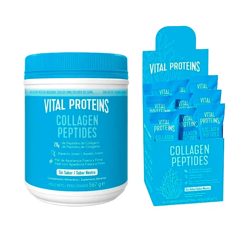 Vital Proteins Collagen Peptide Pack 567 g + 10 Beutel neutraler Geschmack