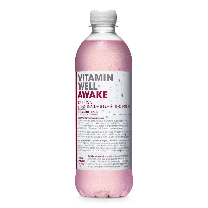 Vitamin Well Awake Himbeere, 500 ml