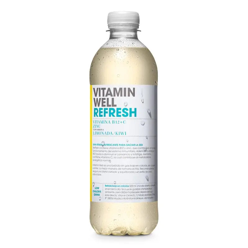 Vitamin Well Erfrischung Limonade/Kiwi, 500 ml