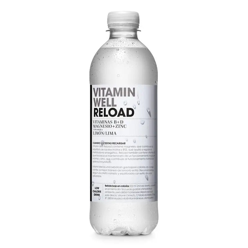Vitamin Well Reload Limette/Zitrone, 500 ml