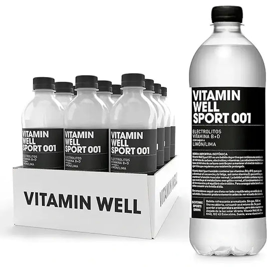 Vitamin Well Sport 001 , Packung 12 x 500 ml