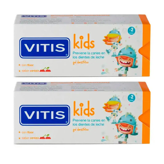 VITIS Kinderzahnpasta Gel Pack 2 x 50 ml