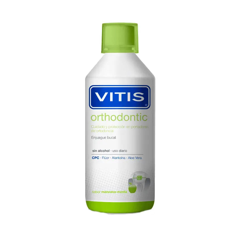 VITIS Orthodontic Apple Mint Flavoured Mouthwash 1000 ml