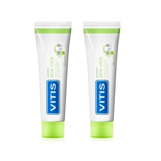 Vitis Aloe Vera & Apfel Zahnpasta, 2X100 Ml