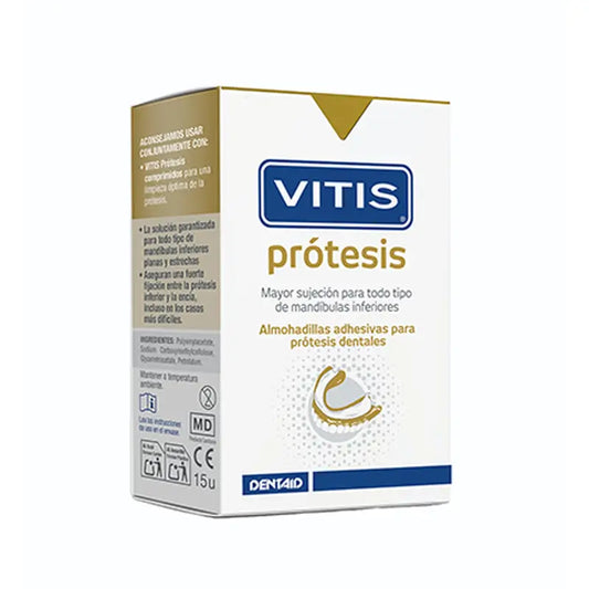 Vitis Prothesen-Klebe-Polster, 15 Stück