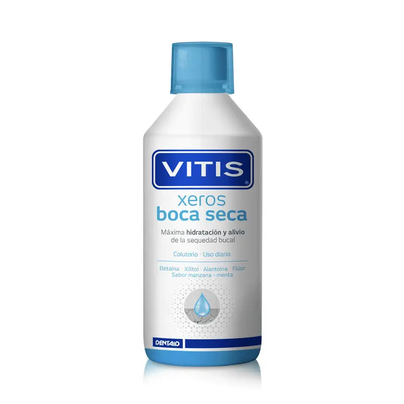 VITIS Xeros Mundwasser gegen Mundtrockenheit, 500 ml
