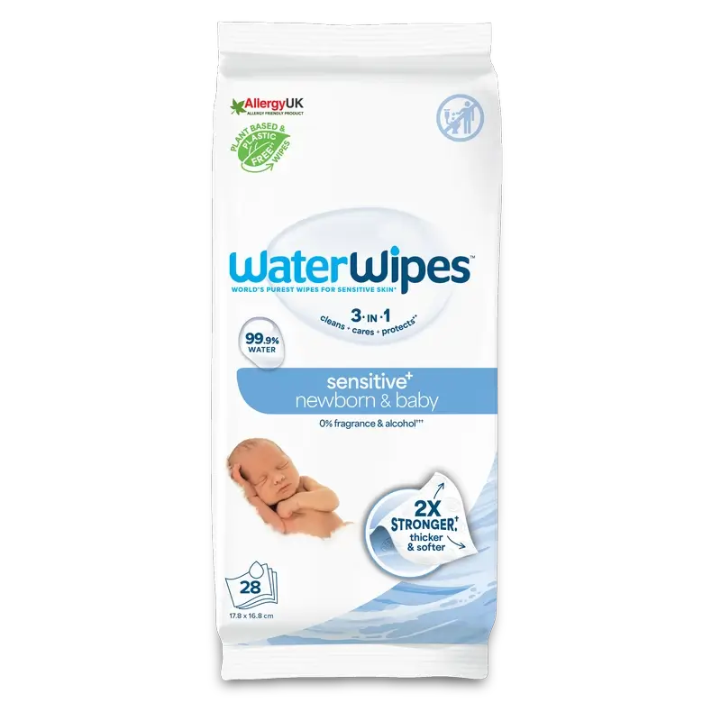 Waterwipes Babyfeuchttücher Biologisch abbaubar, 28 Stück