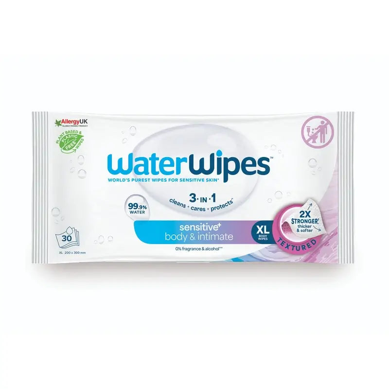 Waterwipes Feuchttücher für Erwachsene, 30 Stück
