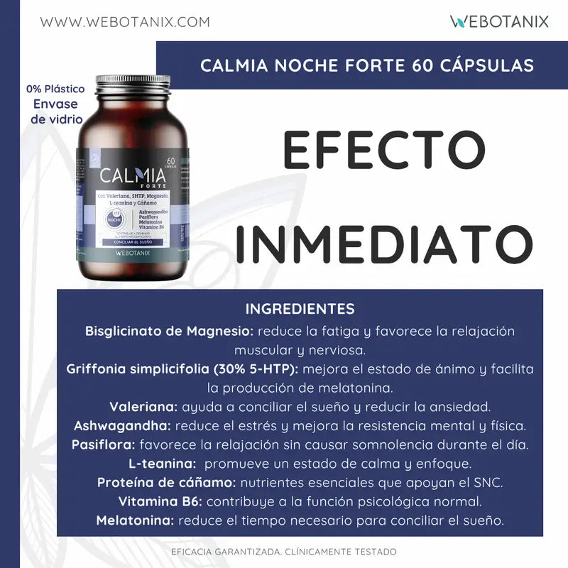 Webotanix Calmia Noche Forte, 60 Kapseln