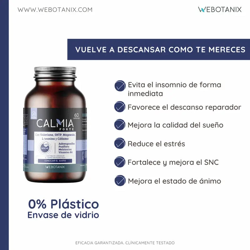 Webotanix Calmia Noche Forte, 60 Kapseln