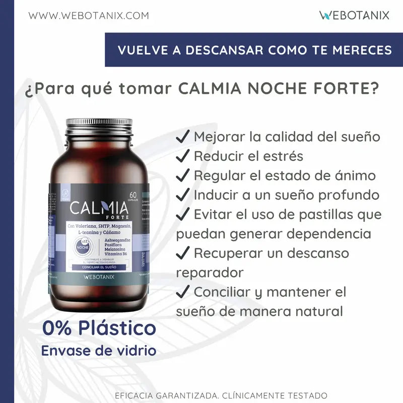 Webotanix Calmia Noche Forte, 60 Kapseln