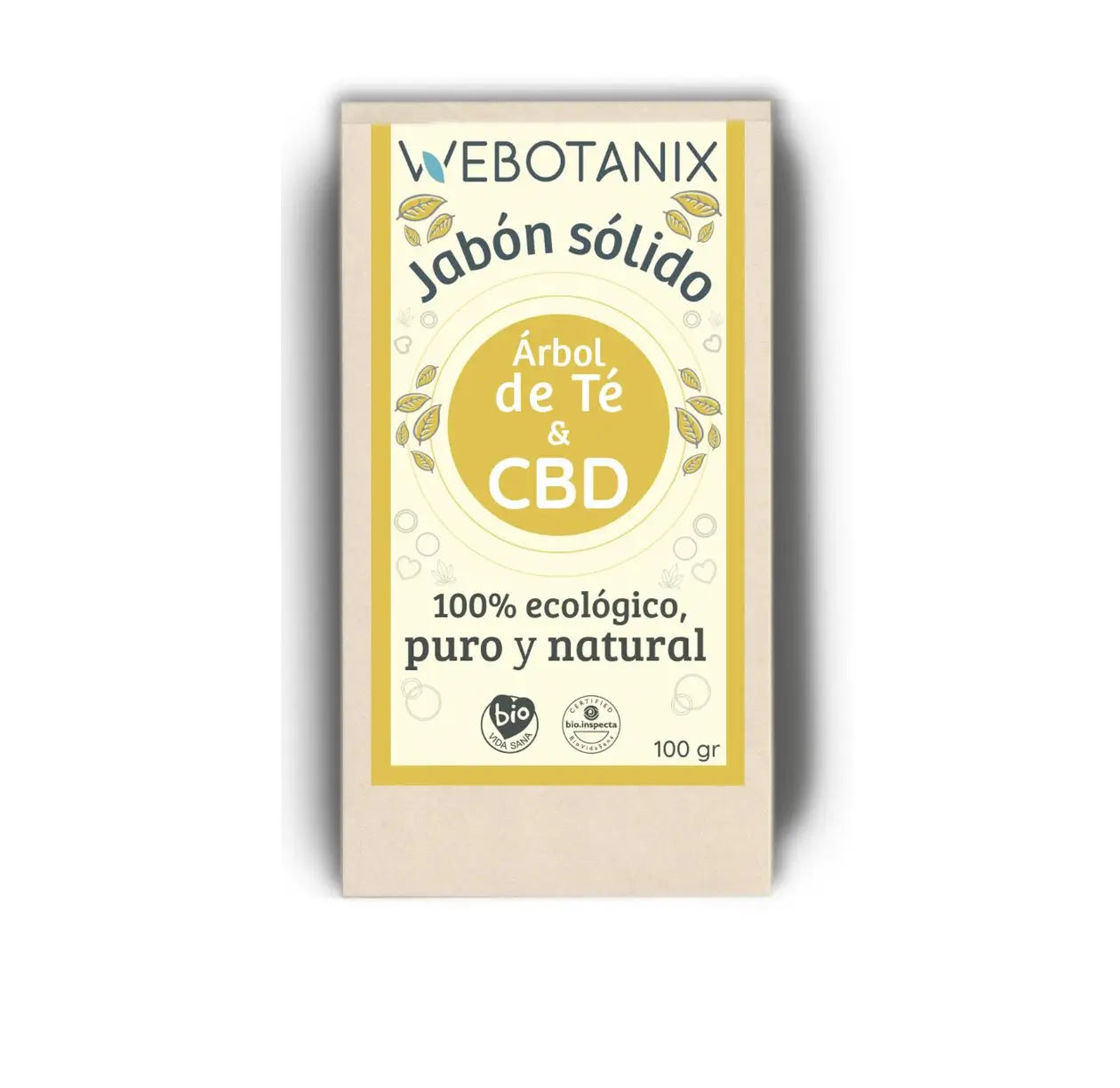 Webotanix Cbd & Teebaum Seife Bio, 100 g