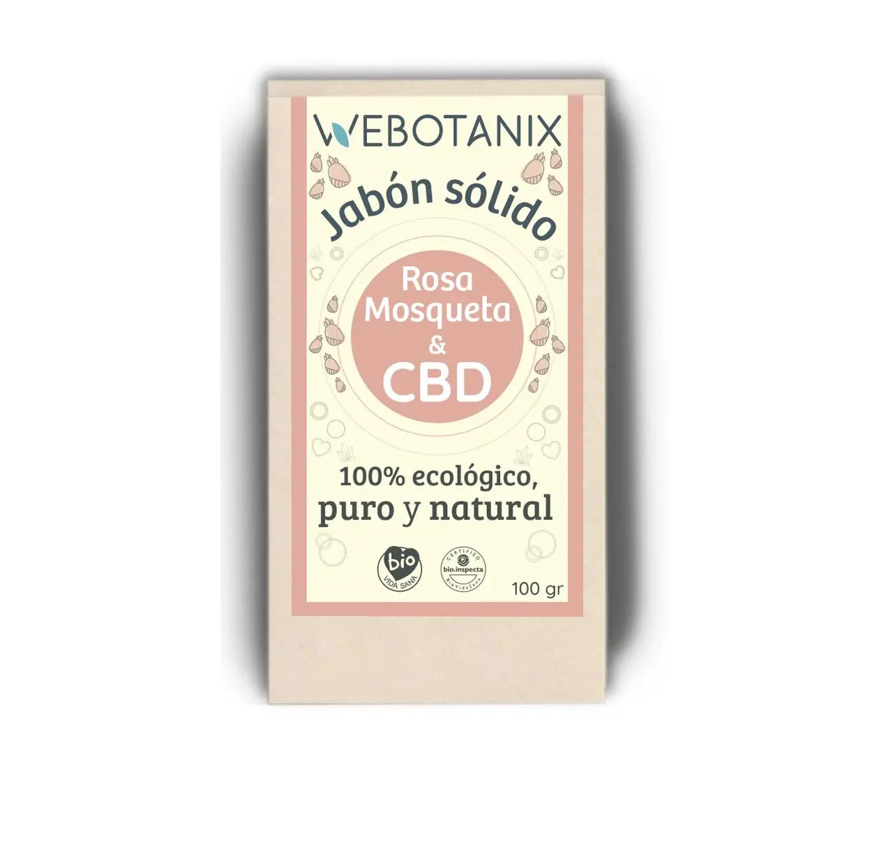 Webotanix Cbd & Hagebutte Seife Bio , 100 g