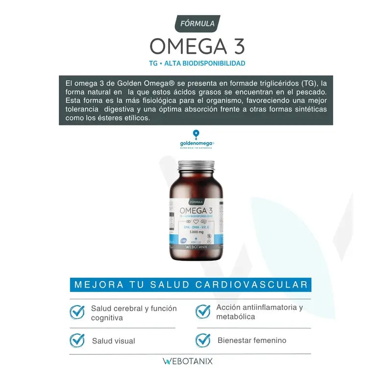 Webotanix Omega-3-Formel, 90 Kapseln