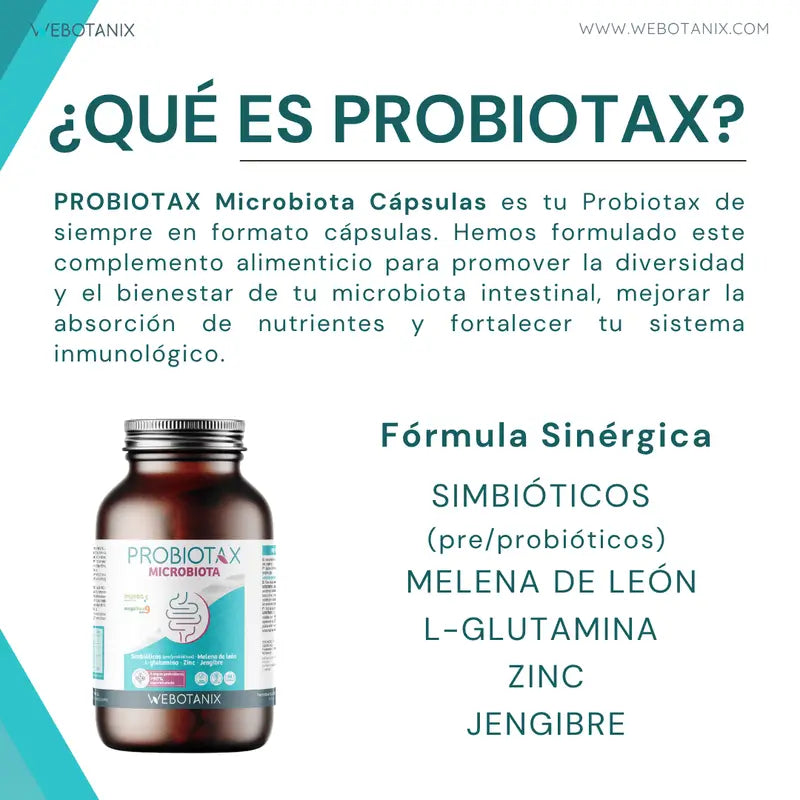 Webotanix Probiotax Microbiota, 60 Kapseln