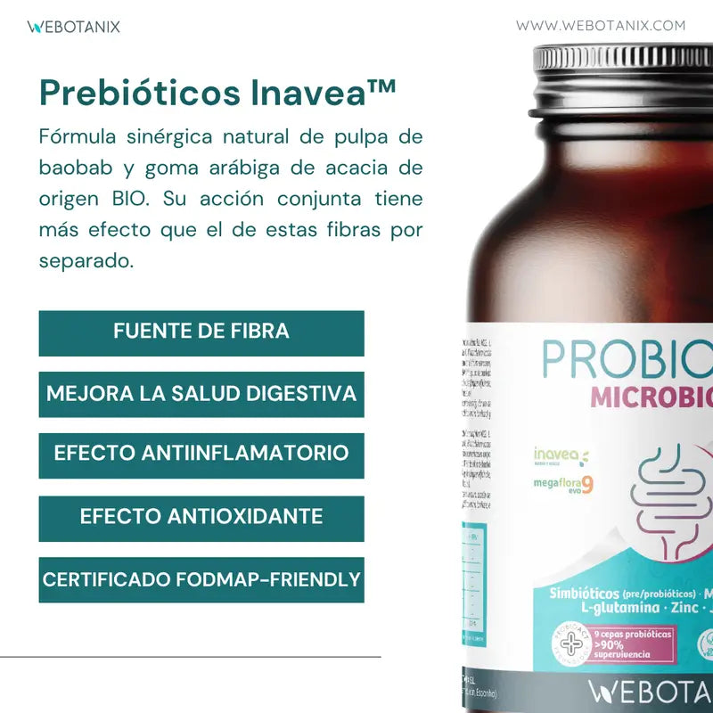 Webotanix Probiotax Microbiota, 60 Kapseln
