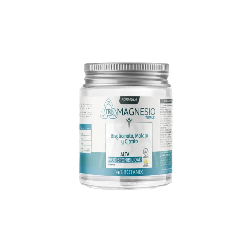 Webotanix Triple Magnesium Formel Pulver, 128 g
