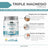 Webotanix Triple Magnesium Formel Pulver, 128 g