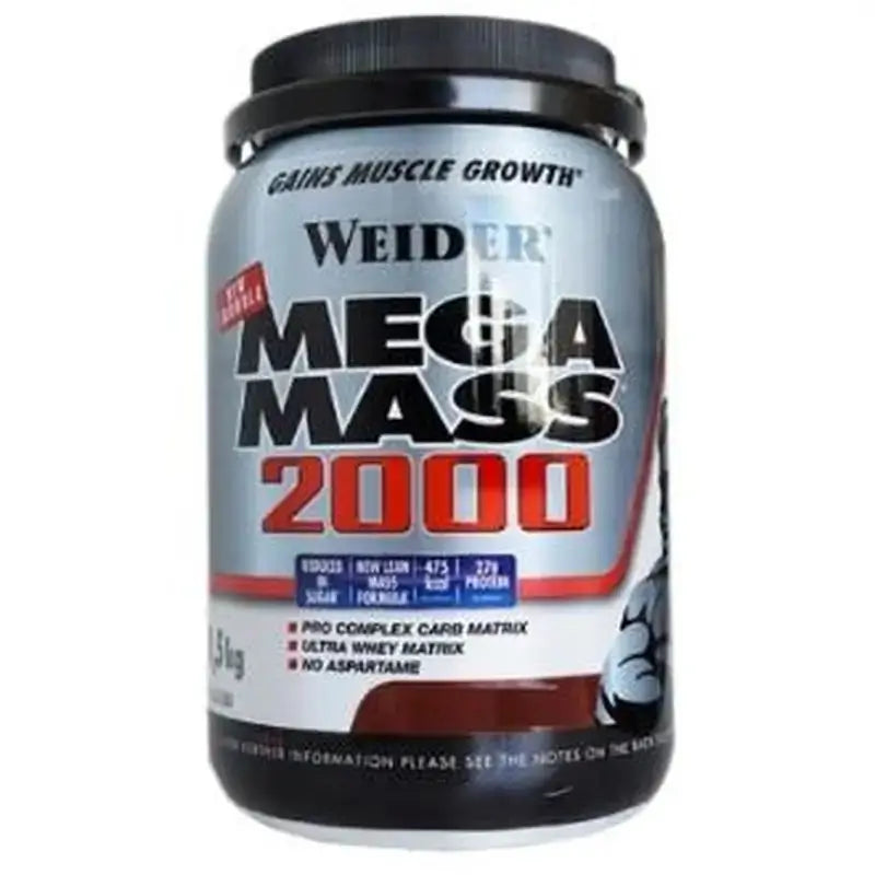 Weider Weider Mega Mass 2000 Vanille 1,5Kg.