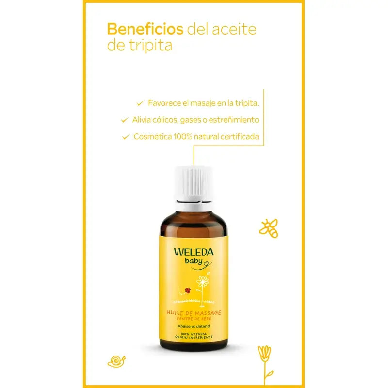 Weleda Anti-Colic Baby-Bauch-Massageöl 50 ml