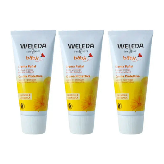 Weleda Baby Calendula Windelcreme , 3 x 75 ml