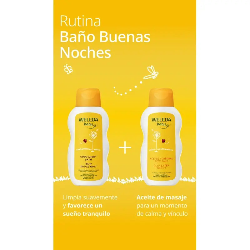 Weleda Calendula Gute Nacht Bad, 200 ml